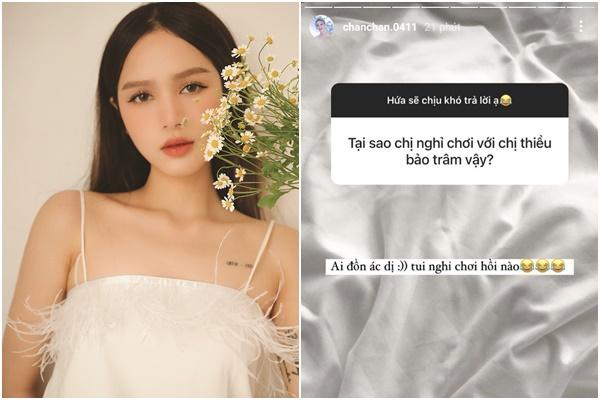 Hậu drama chiếc bánh trà xanh, Xoài Non vẫn chị chị em em với Thiều Bảo Trâm-3