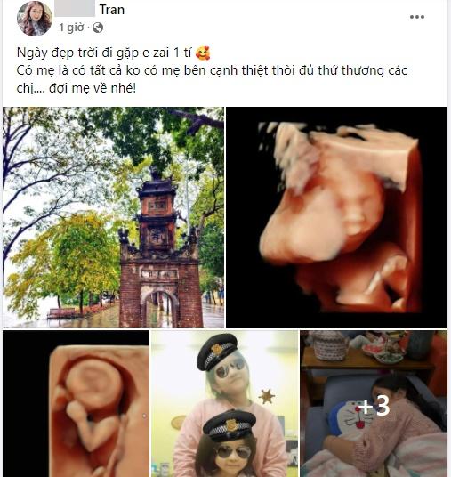 Bà xã Tự Long mang bầu lần 3, khoe luôn giới tính thai nhi-2