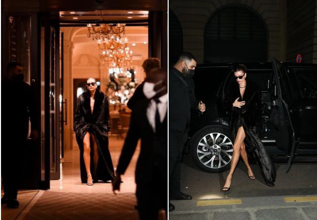 Phong cách vợ Justin Bieber tại Tuần lễ thời trang Paris-7