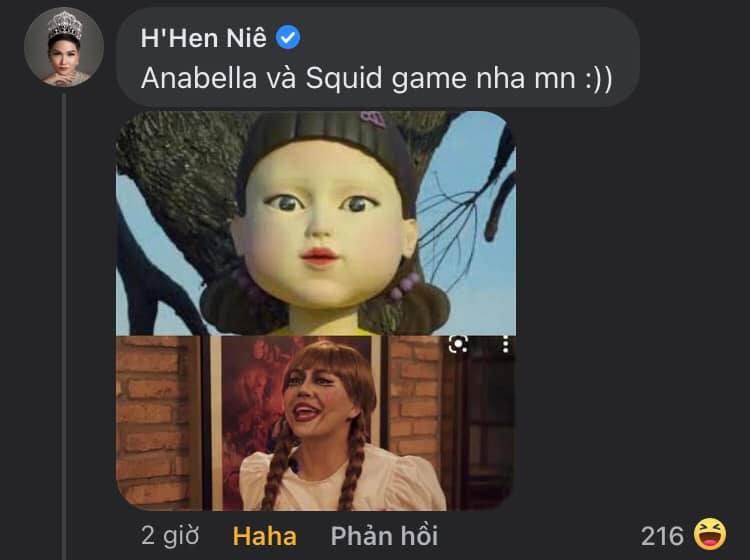 HHen Niê bị chê giống búp bê Annabelle và Squid Game khi mặc áo dài-9