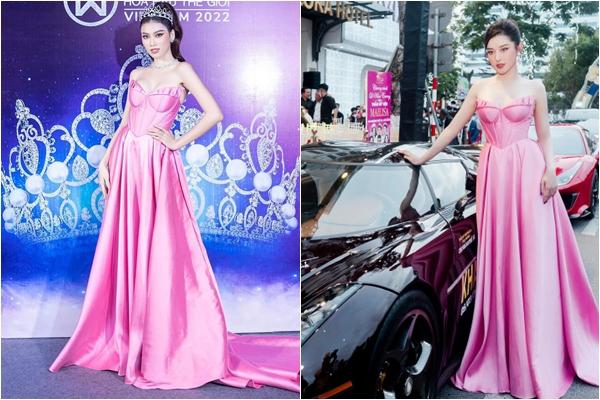 Mặc chung váy, Huyền My át vía cô em nhờ xế hộp 200 tỷ-6