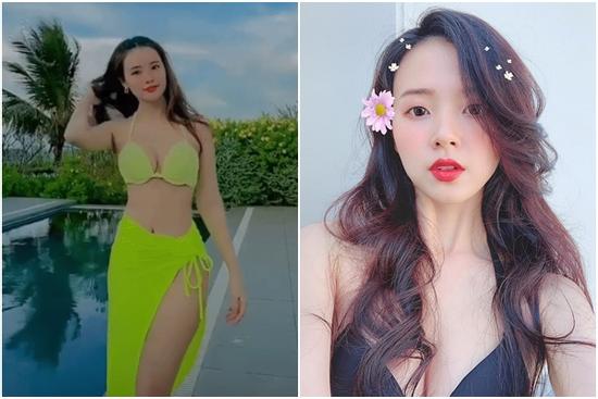 Midu mặc bikini khoe vòng 1 ná thở dù giảm cân đáng báo động