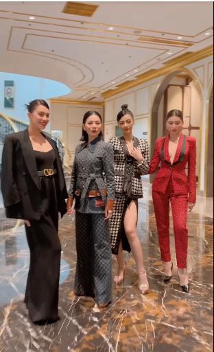 Bị chê đi dở, Lệ Quyên tập tọe luyện catwalk bên Tiểu Vy-1