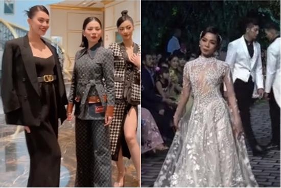 Bị chê đi dở, Lệ Quyên tập tọe luyện catwalk bên Tiểu Vy