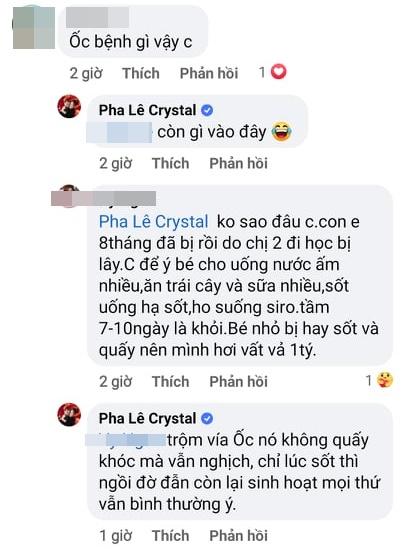 Pha Lê lo lắng tới đau bao tử khi con mắc Covid-19-3