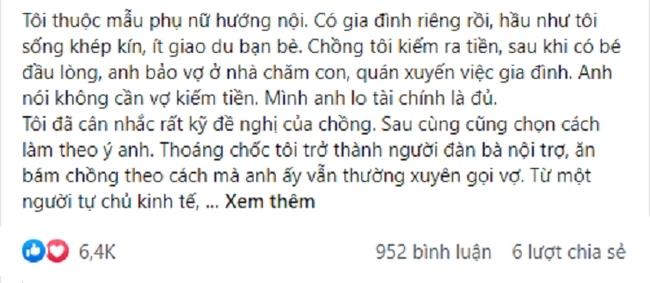 Vợ tự tặng mình quà 8/3, nói lời đanh thép khiến nóc nhà phải hổ thẹn-1