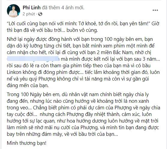 MC Phí Linh tiết lộ lời cuối từ đạo diễn Vũ Ngọc Phượng-4