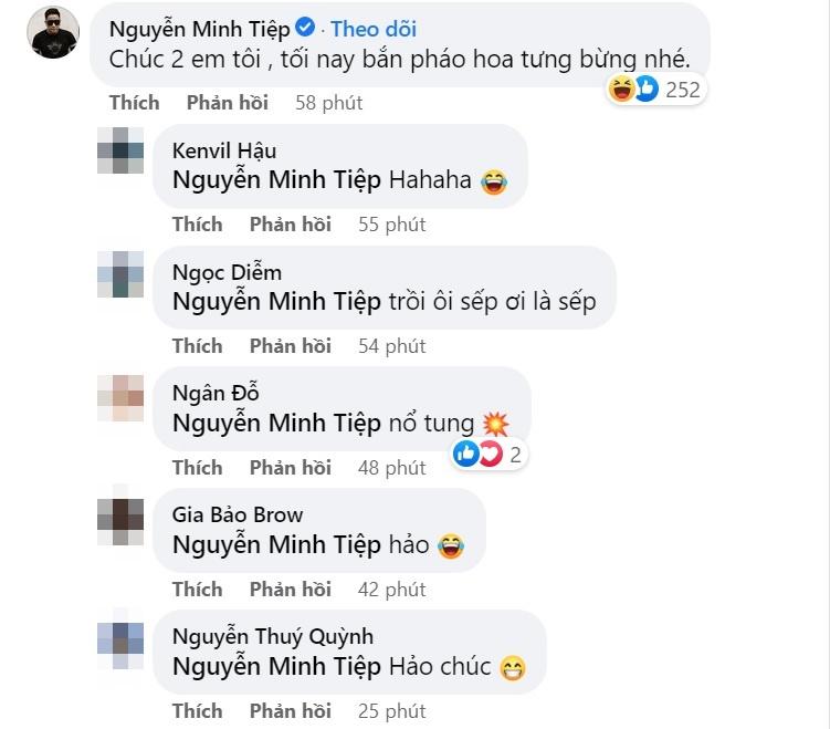 Matt Liu hôn Hương Giang không rời, Minh Tiệp gửi lời chúc đỏ mặt-4