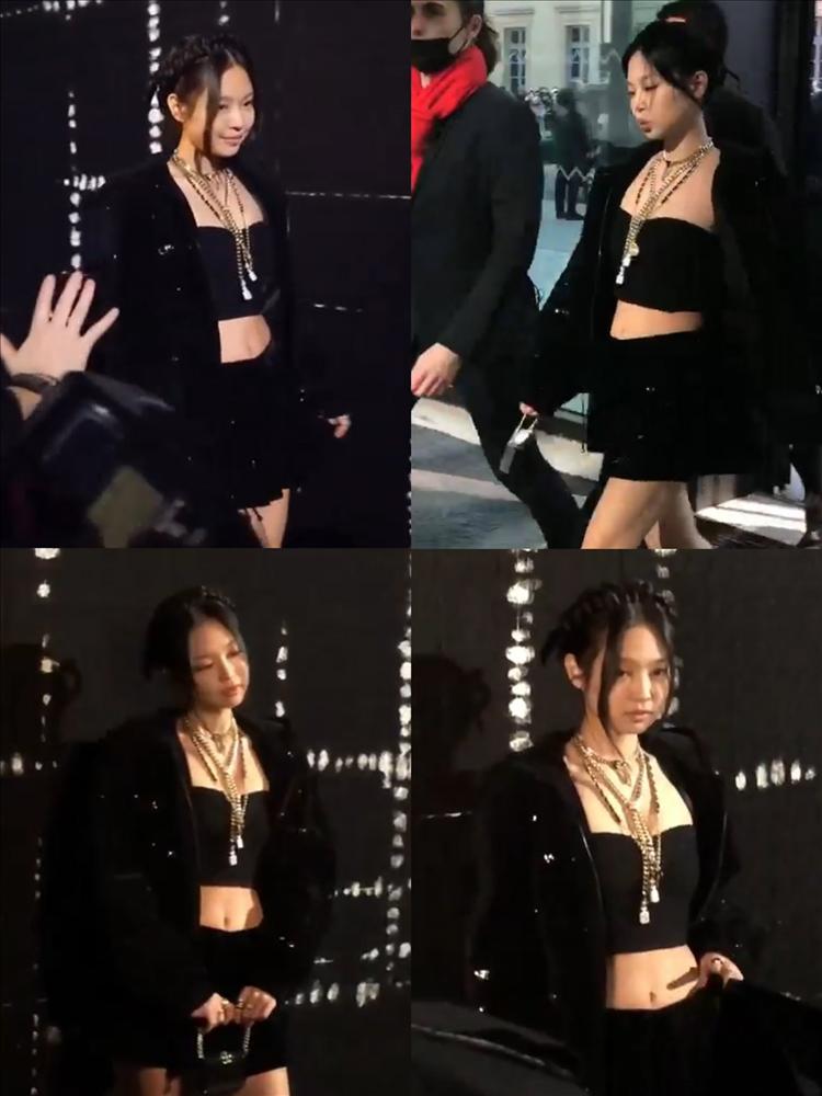 Jennie cưa sừng với bộ cánh nữ sinh tại show Chanel-7