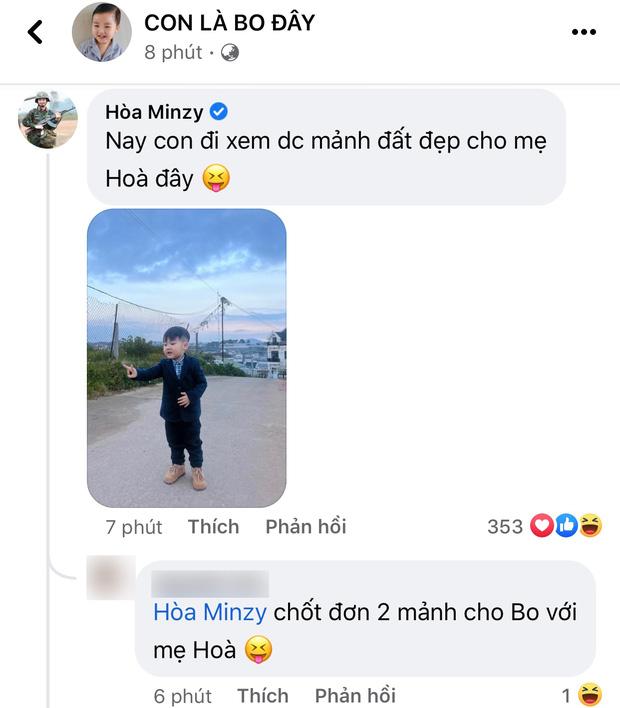 Quý tử nhà Hoà Minzy bảnh bao theo mẹ chốt đơn bất động sản?-6