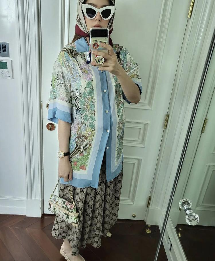 Mỹ nhân Thái Chompoo Araya bụng bầu vượt mặt vẫn lên đồ chất lừ-9