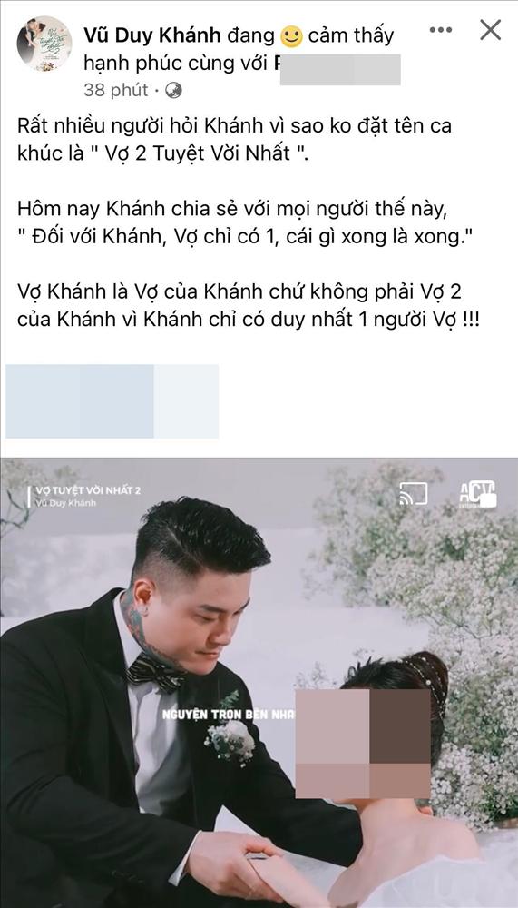 Bị dân mạng mỉa mai đồ lấy nhiều vợ, Vũ Duy Khánh nói gì?-3