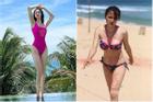 Cùng mặc bikini nhưng Hương Giang hiện tại và ngày xưa khác lắm