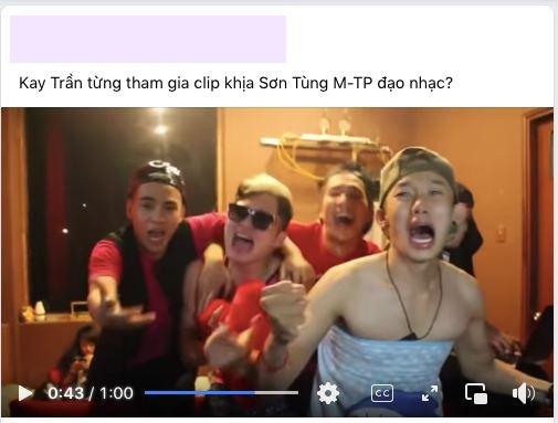 Cụ thể, một nhóm nhạc Underground và Kay Trần đã thực hiện một MV ca nhạc, trong đó có câu hát: 