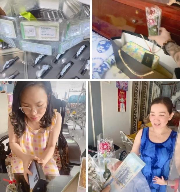 Bất ngờ danh tính chị vợ được chồng tặng bó hoa kim cương 9 tỷ-12