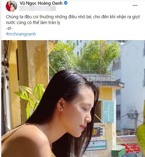Bị nghi chia tay chồng Tây, MC Hoàng Oanh nói gì?