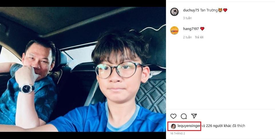 Lệ Quyên âm thầm bình luận dưới bài đăng của chồng cũ-4