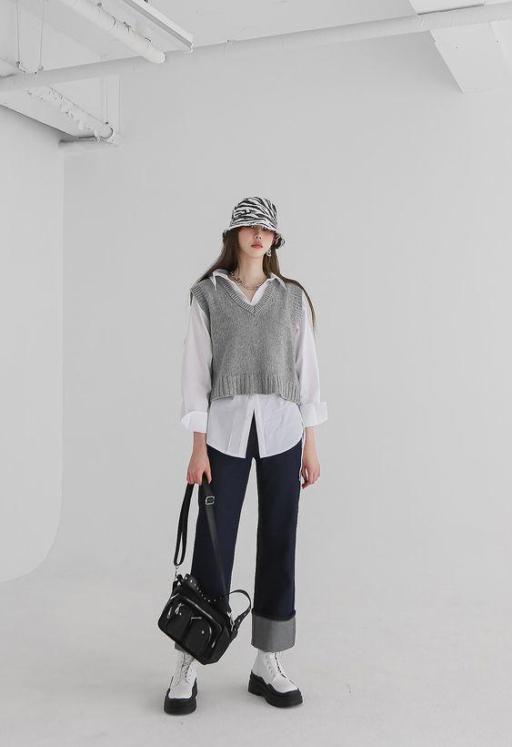 Bỏ túi tips mix đồ chuẩn trend với áo len gile-1