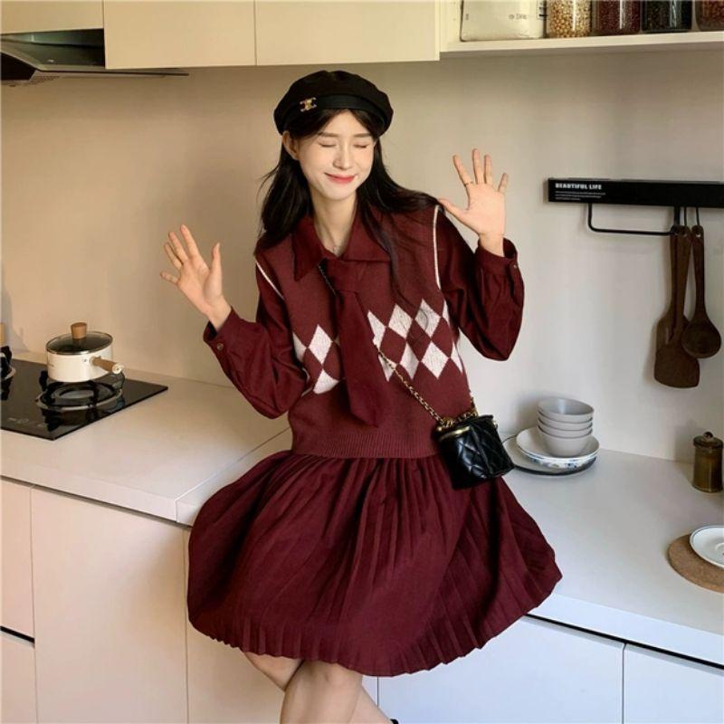 Bỏ túi tips mix đồ chuẩn trend với áo len gile-2