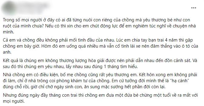Chồng bỗng dưng dẫn về đứa bé lạ bắt vợ phải thương nó như con đẻ-1