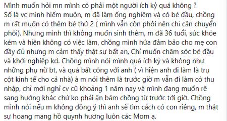 Dụ vợ đẻ thêm con không được, chồng tuyên bố khiến ai cũng phẫn nộ-1