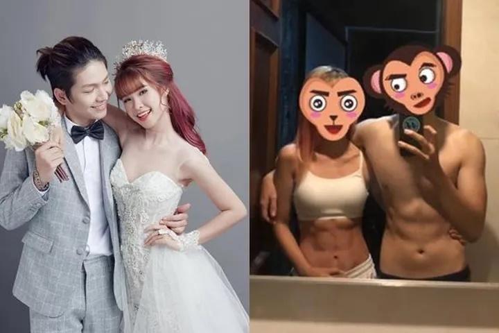 Khởi My sờ mó bụng 6 múi của Kelvin Khánh trên livestream-7