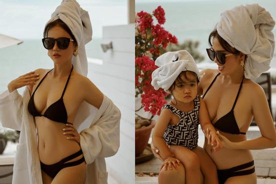 Chị ruột U40 của Ngọc Trinh khoe vóc dáng nóng bỏng