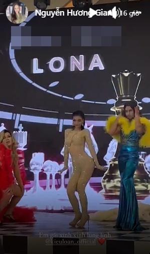 Kiều Loan như nude trên sân khấu dưới góc máy của Hương Giang-2