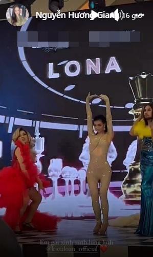 Kiều Loan như nude trên sân khấu dưới góc máy của Hương Giang-3