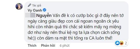 Bị trù sớm nhận quả báo vì giật chồng, Vy Oanh nói gì?-4