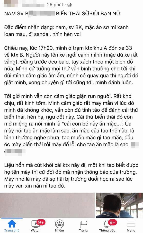 Nam sinh bị đánh te tua vì sàm sỡ sờ soạng trên xe buýt TP HCM-1