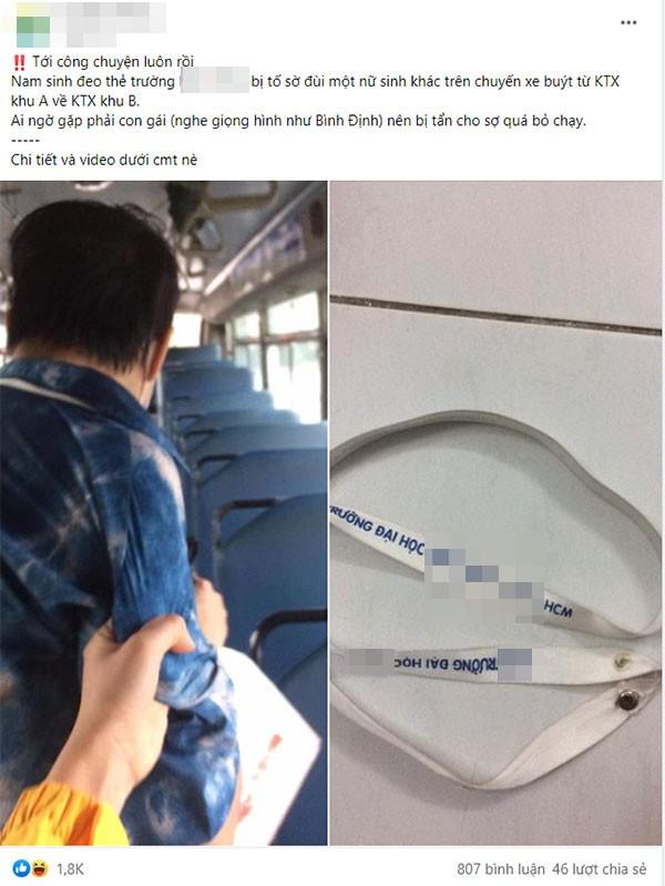 Nam sinh bị đánh te tua vì sàm sỡ sờ soạng trên xe buýt TP HCM-2