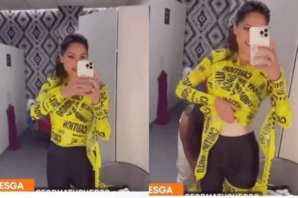 Miss Universe 2020 bịt kín mỡ bụng khi copy Kim Kardashian-6