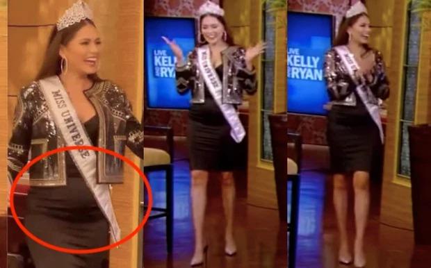 Miss Universe 2020 bịt kín mỡ bụng khi copy Kim Kardashian-8