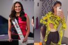 Miss Universe 2020 bịt kín mỡ bụng khi 'copy' Kim Kardashian