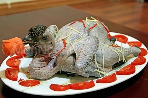 Con gà đen như nhúng nhựa đường có giá tới 45 triệu đồng/con-8