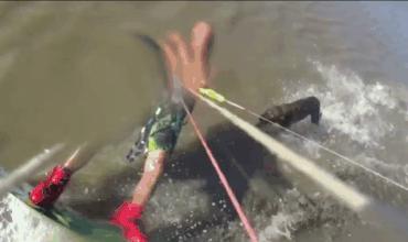 Clip: Người đàn ông đang lướt sóng bị chó Pitbull tấn công kinh hoàng-1