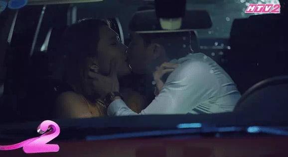 Thúy Ngân và 4 lần hôn trai đẹp: Nồng nhiệt nhất khóa môi Quốc Trường-2