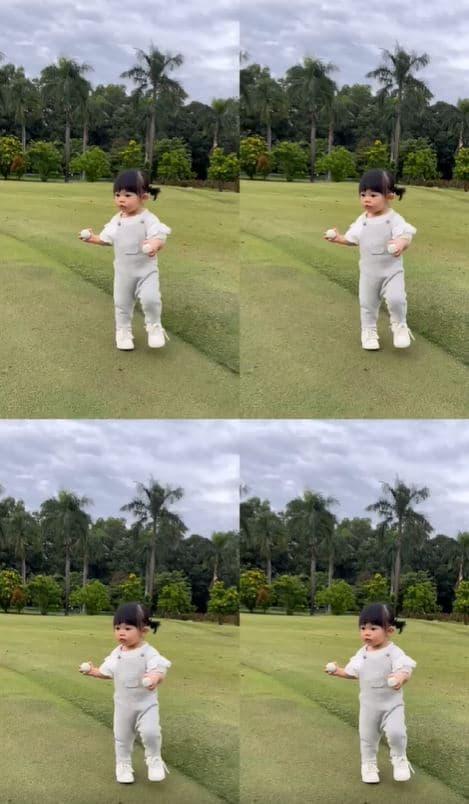 Rich kid nhà Phạm Hương, Cường Đô La đánh golf như người lớn-8