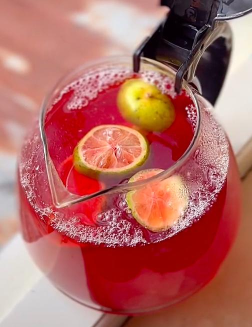 Cách nấu nước tía tô đường phèn giảm ho-1