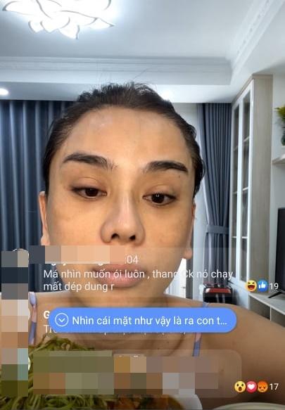 Lâm Khánh Chi livestream lộ mặt mộc, bị chê vừa xấu vừa già-2