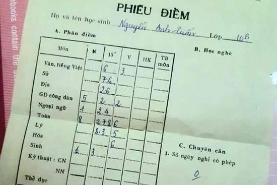 Con trai bóc trần lời nói dối của bố: 'Thế mà bố kể xưa học giỏi lắm'