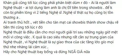 Phương Thanh: Nghệ sĩ thực thụ không ai làm gái hay đi khách-4