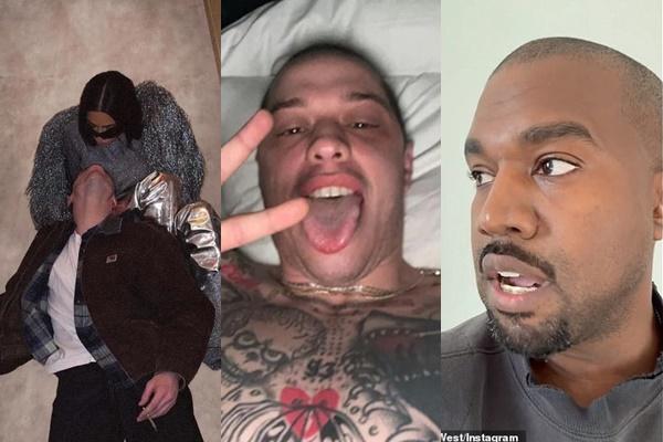 Pete Davidson brags about sleeping with Kim, openly fights Kanye West