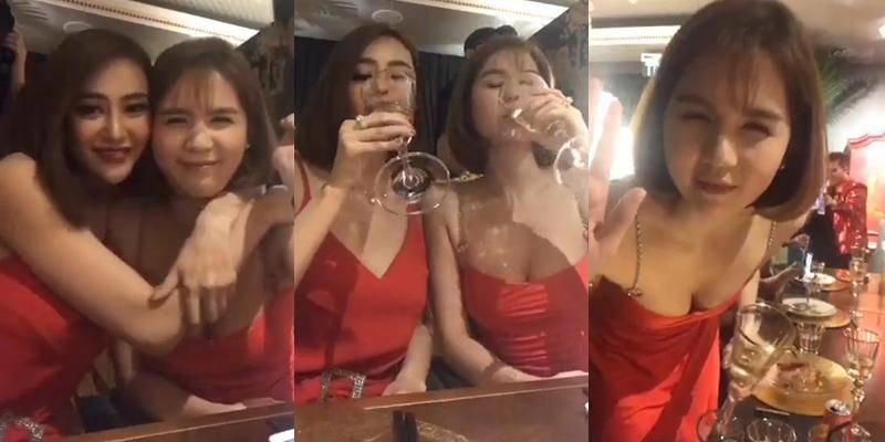 Ngọc Trinh nhiều lần lộ cảnh bê tha, rượu chè nát bét-8