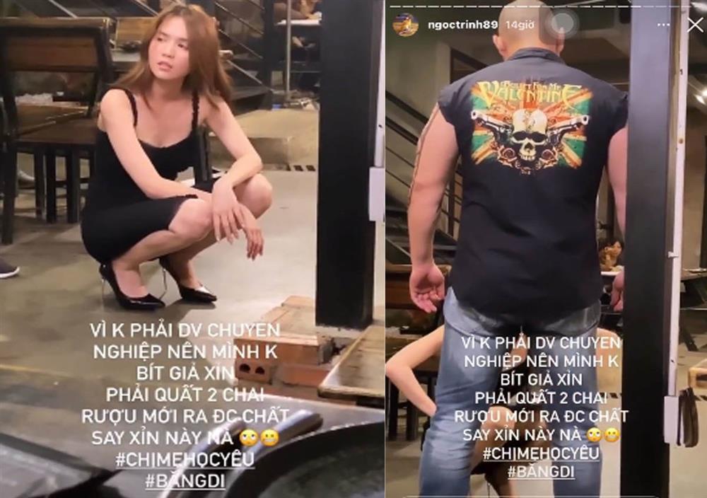 Ngọc Trinh nhiều lần lộ cảnh bê tha, rượu chè nát bét-9