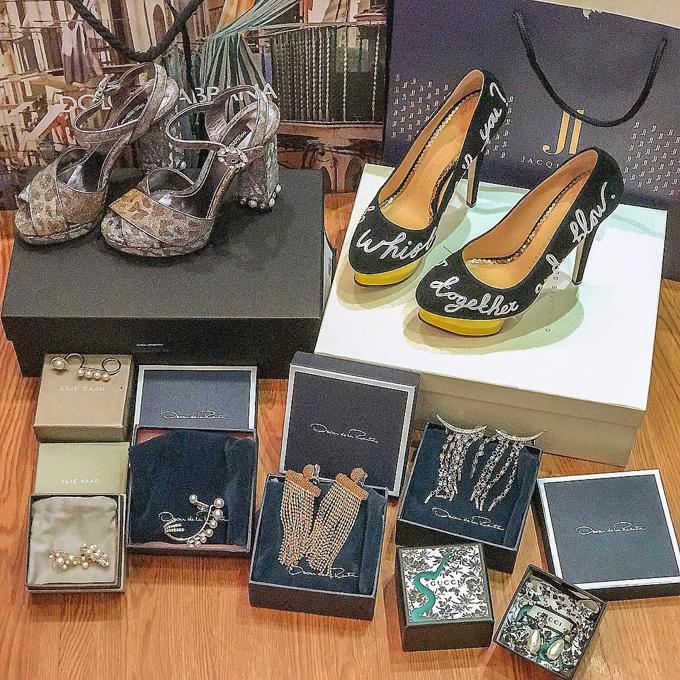 Có bạn trai đại gia, Minh Hằng ngập nhẫn kim cương, túi hiệu-6