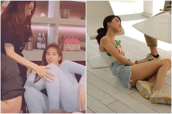 Ngọc Trinh nhiều lần lộ cảnh bê tha, rượu chè nát bét