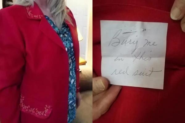 Bought an old shirt, the girl who found the message left was both sad and scared