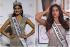Mặc lại váy đăng quang, Miss Universe 2021 bung cả khóa vì đô vật